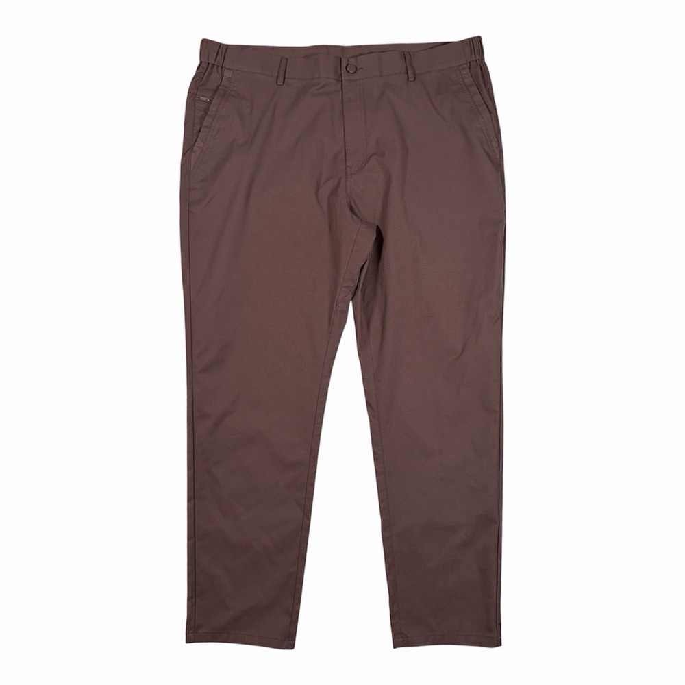 Jack Archer Jetsetter Pants Mens 40x30 Slim Fit Brown Tech Stretch Golf Comfort